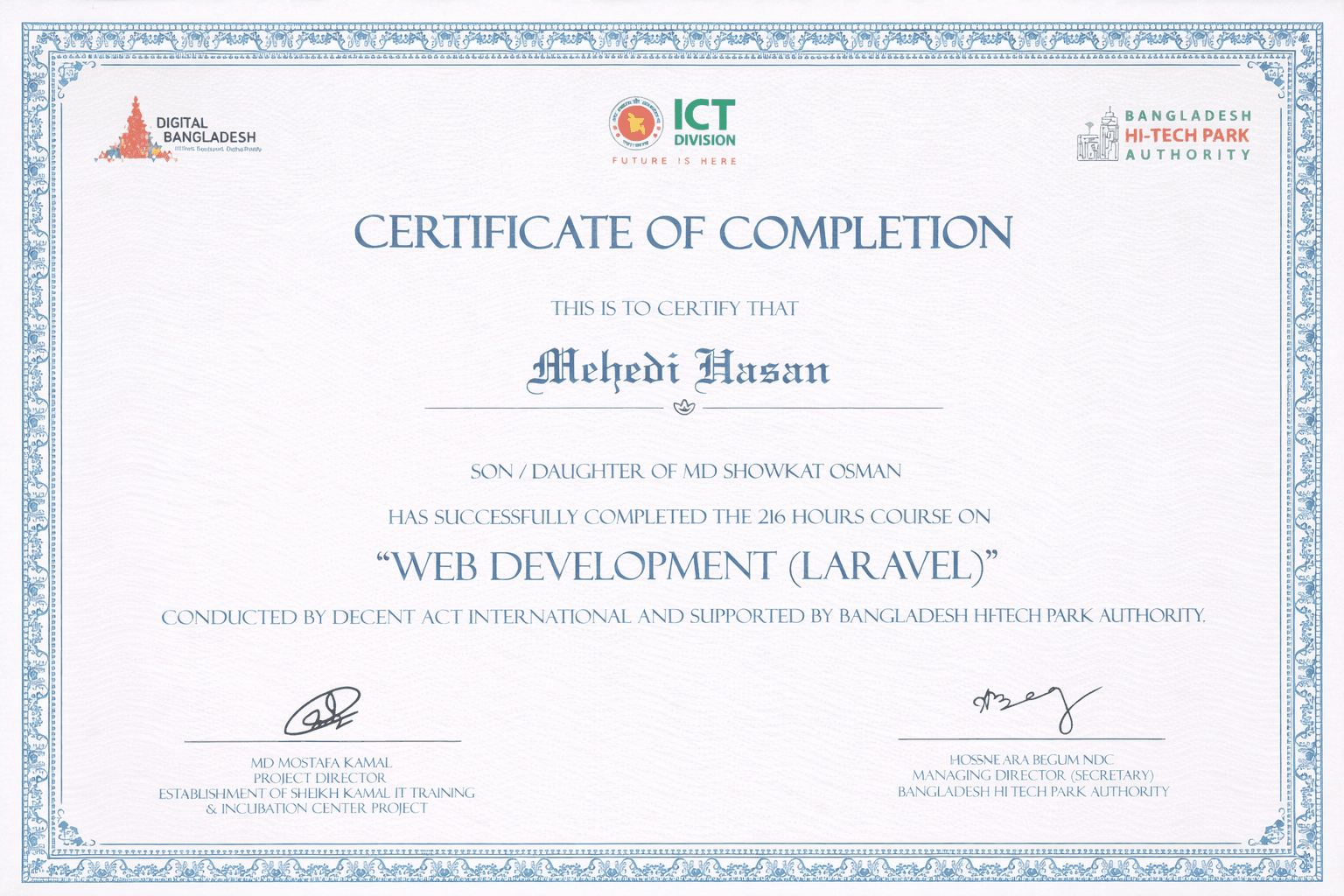 Web Development (Laravel)