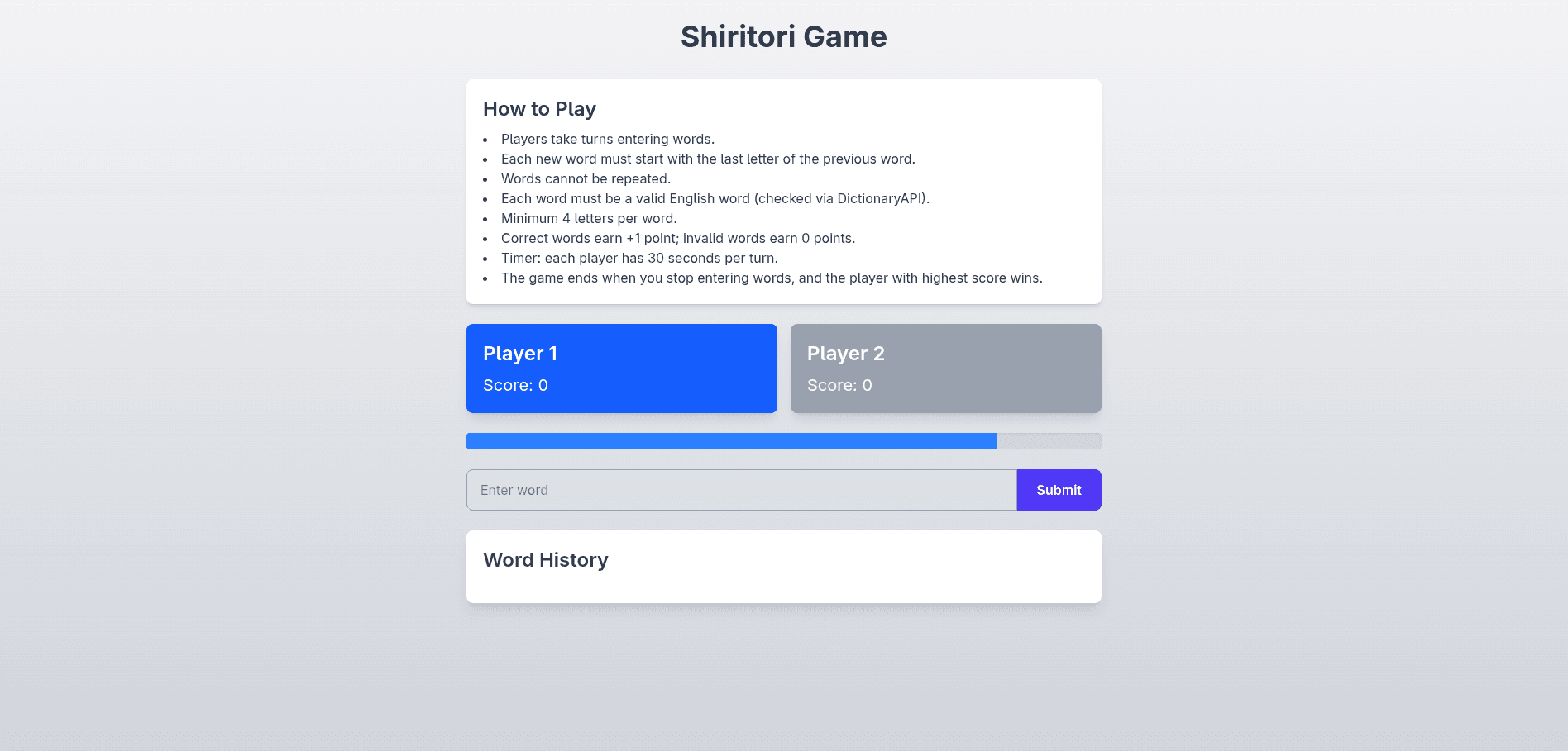 Shiritori-Game-Player