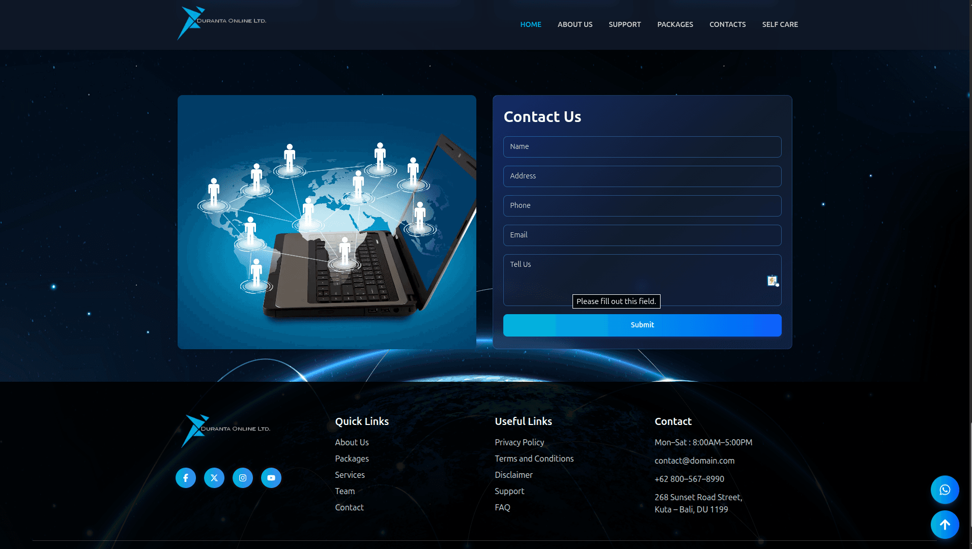 Duranta Online screenshot 2